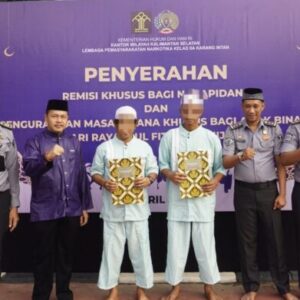 1.401 Warga Binaan Lapas Narkotika Karang Intan Terima Remisi Idul Fitri 1445 H