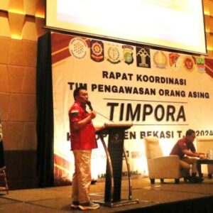 Optimalkan Fungsi Pengawasan Orang Asing, Kantor Imigrasi Bekasi Gelar Rapat Koordinasi Timpora Kab. Bekasi