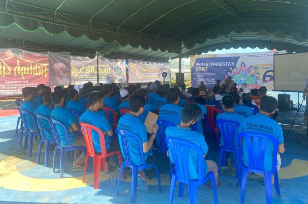 Wujudkan Pemasyarakatan Sehat, Lapas Banjarbaru Bersama Dinkes Banjarbaru Bekali Warga Binaan dengan Penyuluhan PHBS