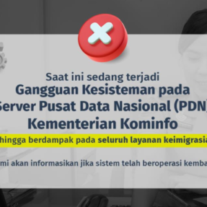 Server PDN Gangguan, Imigrasi Tetap Layani Perlintasan dan Permohonan Paspor