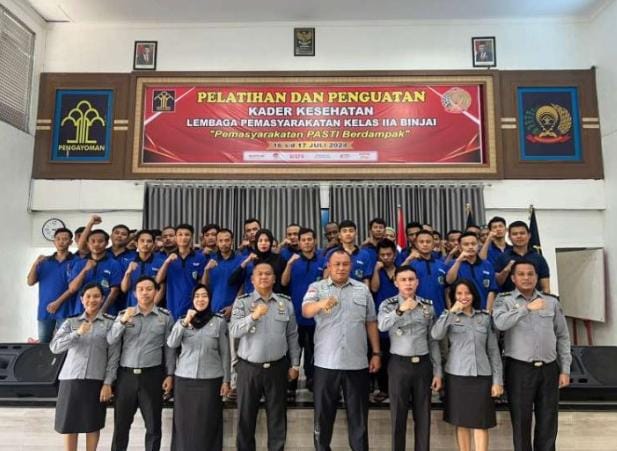 Ciptakan WBP Sadar Hidup Sehat, Kalapas Binjai Buka Pelatihan Kader Kesehatan