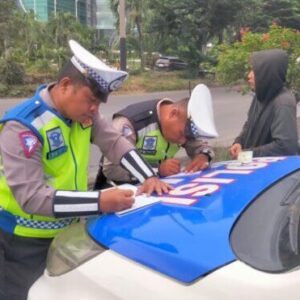 Polres Pelabuhan Belawan di Hari Pertama Operasi Patuh Toba 2024