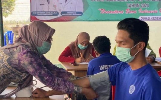 Cegah Penularan IMS, Lapas Banjarbaru Gelar VCT Mobile Bersama Dinkes