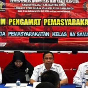 Berikan Hak WBP, Kalapas Samarinda Hudi Ismono melalui Jajaran kembali Gelar Sidang TPP