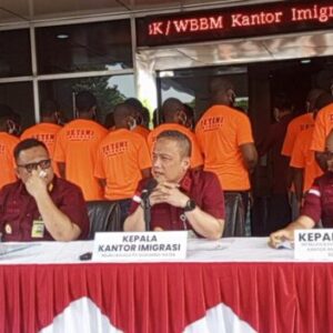 Hanya dalam dua hari 44 WNA bermasalah berhasil ditangkap oleh Imigrasi Soekarno-Hatta