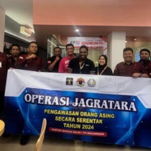 Kantor Imigrasi Kelas I TPI Banjarmasin Sukses Gelar Operasi Jagratara Tahap II Tahun 2024