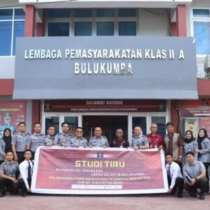 Lapas Bulukumba Jadi Rujukan, Tim ZI Rutan Makassar Lakukan Studi Tiru