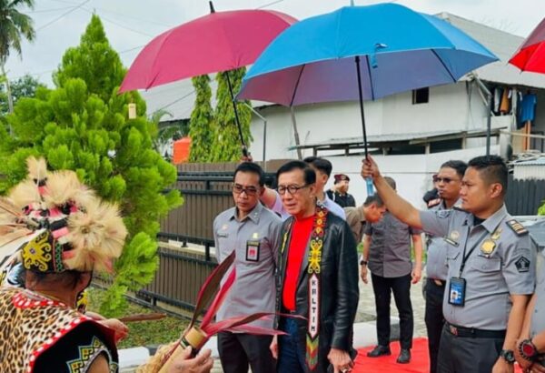 Perdana, Menkumham Hadiri Rapat Kabinet di IKN dan Sambangi Lapas Balikpapan