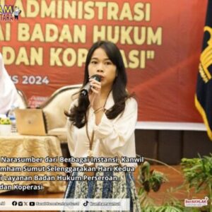 Sosialisasi Hari Kedua: Kanwil Kemenkumham Sumut Kupas Tuntas Perubahan Regulasi PT dan Koperasi