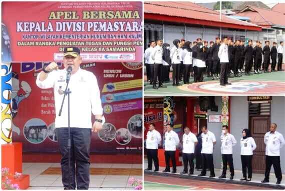 Kadivpas Kaltim Tekankan Integritas dan 'Back to Basics' di Apel Lapas Samarinda