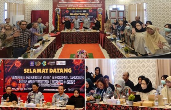 Kalapas Samarinda Hudi Ismono Sambut Kunjungan Tim Working Group Tuberkulosis 2024 di Lapas Kelas IIA Samarinda
