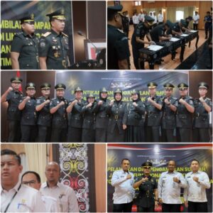 Kalapas Samarinda Hudi Ismono dan Jajaran Hadiri Pelantikan Jabatan Fungsional Manajerial dan Non-Manajerial