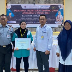 Pelatihan Tailor Made Training (TMT) Sukses Dilaksanakan di Lapas Kelas IIA Bulukumba