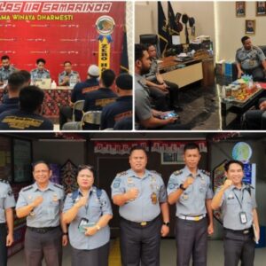 Kalapas Samarinda Hudi Ismono Terima Kunjungan Tim BSK terkait Pengumpulan Data Lapangan