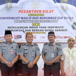 Pesantren Kilat di Rutan Kelas I Medan: Momentum Warga Binaan Perkuat Iman dan Ilmu Agama