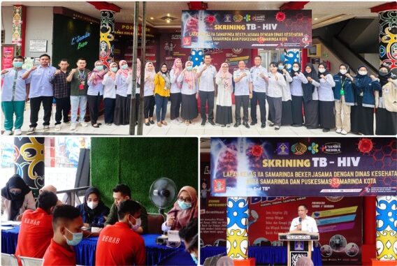 Kalapas Samarinda Hudi Ismono Melalui Jajarannya Gelar Skrining TB-HIV Bersama Dinas Kesehatan