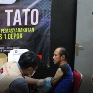 Antusiasme Warga Binaan, Rutan Depok Gelar Cek Kesehatan, Hapus Tato, dan Penyuluhan Hukum