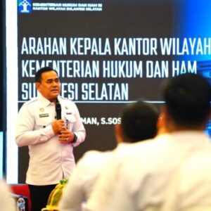 Beri Pengarahan, Ini Pesan Kakanwil Kemenkumham Sulsel Kepada Jajarannya