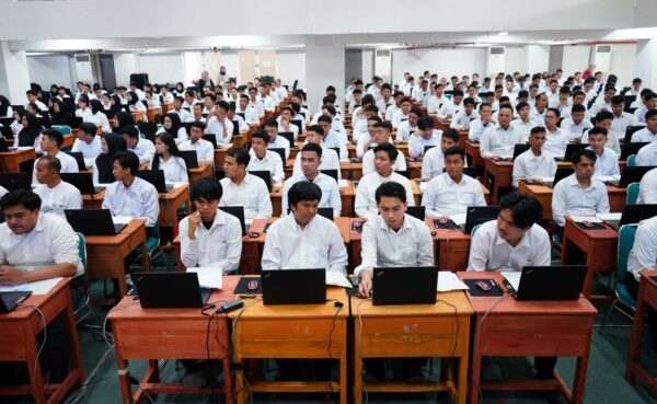 Dukungan Orang Tua Warnai SKD Kanwil Kemenkumham Sulsel