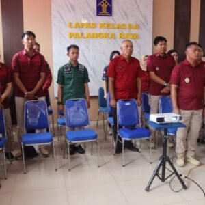 Jajaran Lapas Palangka Raya Antusias Ikuti Webinar Series V BPSDM Hukum dan HAM RI