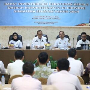Kadivyankumham Kemenkumham Sumsel Sampaikan Isu Strategis Produk Hukum Daerah Sumatera Selatan