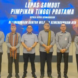Kakanwil Kemenkumham NTB Pimpin Pisah Sambut Kepala Divisi Kemigirasian