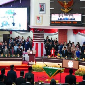 Kakanwil Kemenkumham Sulsel Hadiri Rapat Paripurna Pengucapan Sumpah Pimpinan DPRD Sulsel