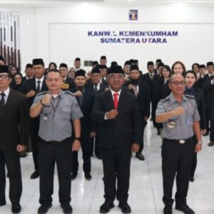 Kakanwil Sumut Agung Krisna Lantik 39 Anggota MPD dan 2 PPNS