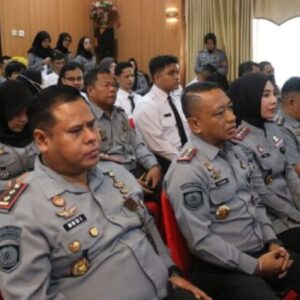 Kalapas Samarinda dan 60 Pejabat Kemenkumham Kaltim Ikuti Penyampaian Feedback Penilaian Kompetensi