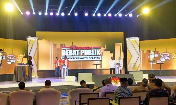 Kanwil Kemenkumham Sulsel Hadiri Debat Perdana Pilgub Sulsel