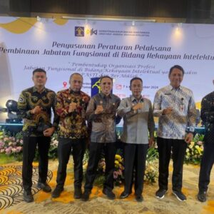 Kanwil Kemenkumham Sulsel mengikuti Penyusunan Peraturan Pelaksana Jabatan Fungsional di Bidang Kekayaan Intelektual