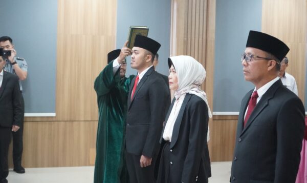 Lantik PPNS Satpol PP, Kakanwil Sumsel Minta Jadi Pelindung Masyarakat