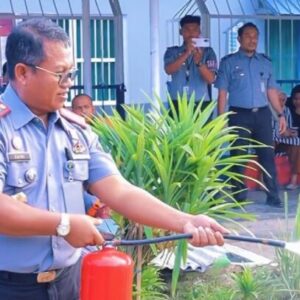 Lapas Bulukumba Gelar Latihan Pemadam Kebakaran