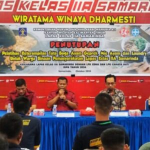 Lapas Samarinda Tutup Pelatihan Tataboga dan Laundry, Beri Bekal Kemandirian bagi WBP