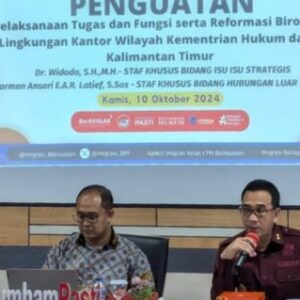 Penguatan Layanan Publik, Kakanwil Buka Pengarahan Strategis dari Stafsus Menteri