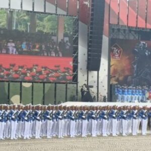 Presiden Jokowi Pimpin Peringatan HUT TNI ke-79 di Monas