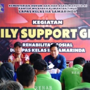 Sukseskan Program Rehabilitasi Sosial, Kalapas Samarinda Gelar Family Support Grup 2024