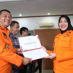 Unsur SAR Gabungan Kabupaten Sukabumi Dapat Penghargaan dari Basarnas