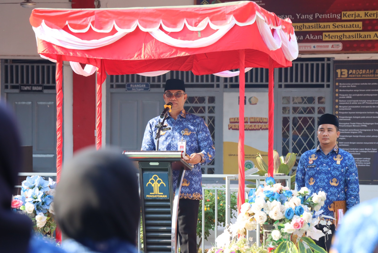 Kakanwil Kemenkumham Sumsel Pimpin Upacara Peringatan Hari Sumpah Pemuda ke-96