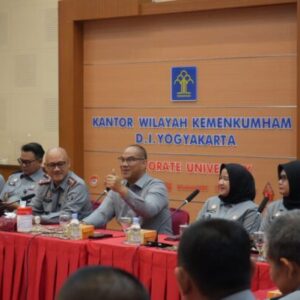 Kolaborasi Tingkatkan Implementasi RB dan SAKIP, Kemenkumham Sumsel Lakukan Studi Tiru ke Kemenkumham DIY