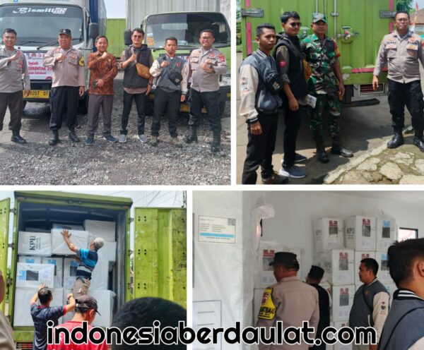 Distribusi Logistik Pilkada 2024 Tiba di Kabandungan, Pastikan Pilkada Berjalan Lancar dan Aman