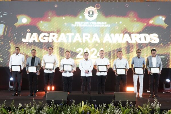 Imigrasi Tahuna Raih Penghargaan Projustitia Terbanyak di 2024