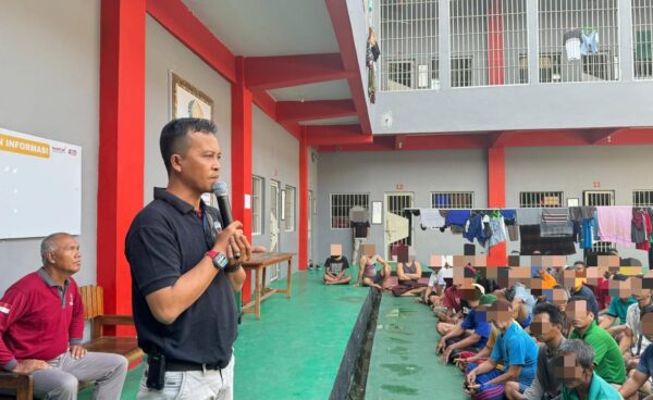 Jaga Situasi Kamtib, Lapas Palangka Raya Berikan Pengarahan Kepada Warga Binaan
