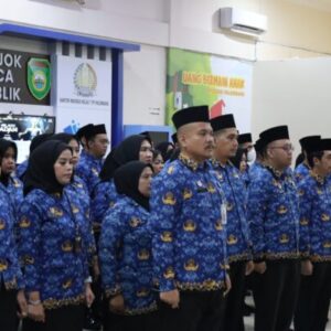 Jajaran Kanwil Kemenkumham Sumsel Peringati HUT Korpri ke-53
