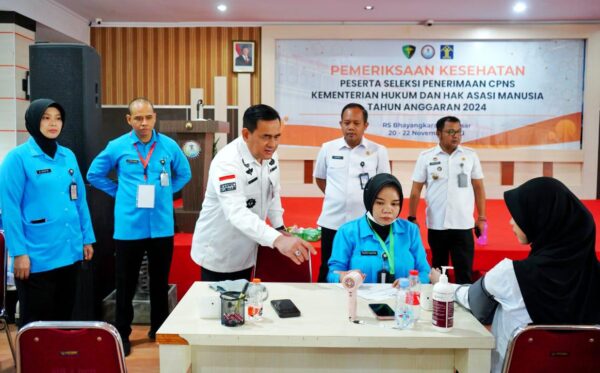 Kakanwil Taufiqurrakhman Pantau Pelaksanaan SKB Penerimaan CPNS Kemenkumham Tahun 2024