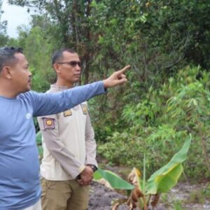Kalapas Palangka Raya Pimpin Pembukaan Lahan Pertanian