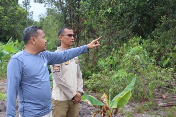 Kalapas Palangka Raya Pimpin Pembukaan Lahan Pertanian
