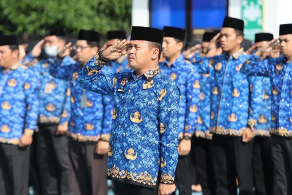 Lapas Palangka Raya, Ikuti Upacara Peringatan HUT KORPRI Ke-53 Tahun 2024