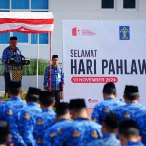 Peringati Hari Pahlawan 10 November, Kanwil Kemenkumham Sulsel Gelar Upacara