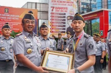 Prestasi Cemerlang, Kakanwil Kemenkumham Sumut Puji Tri Kurnia Jaya Zega dan M. Annas Arfanni